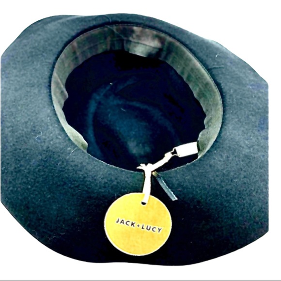 Jack + Lucy boho big rim floppy felt hat - Picture 2 of 2